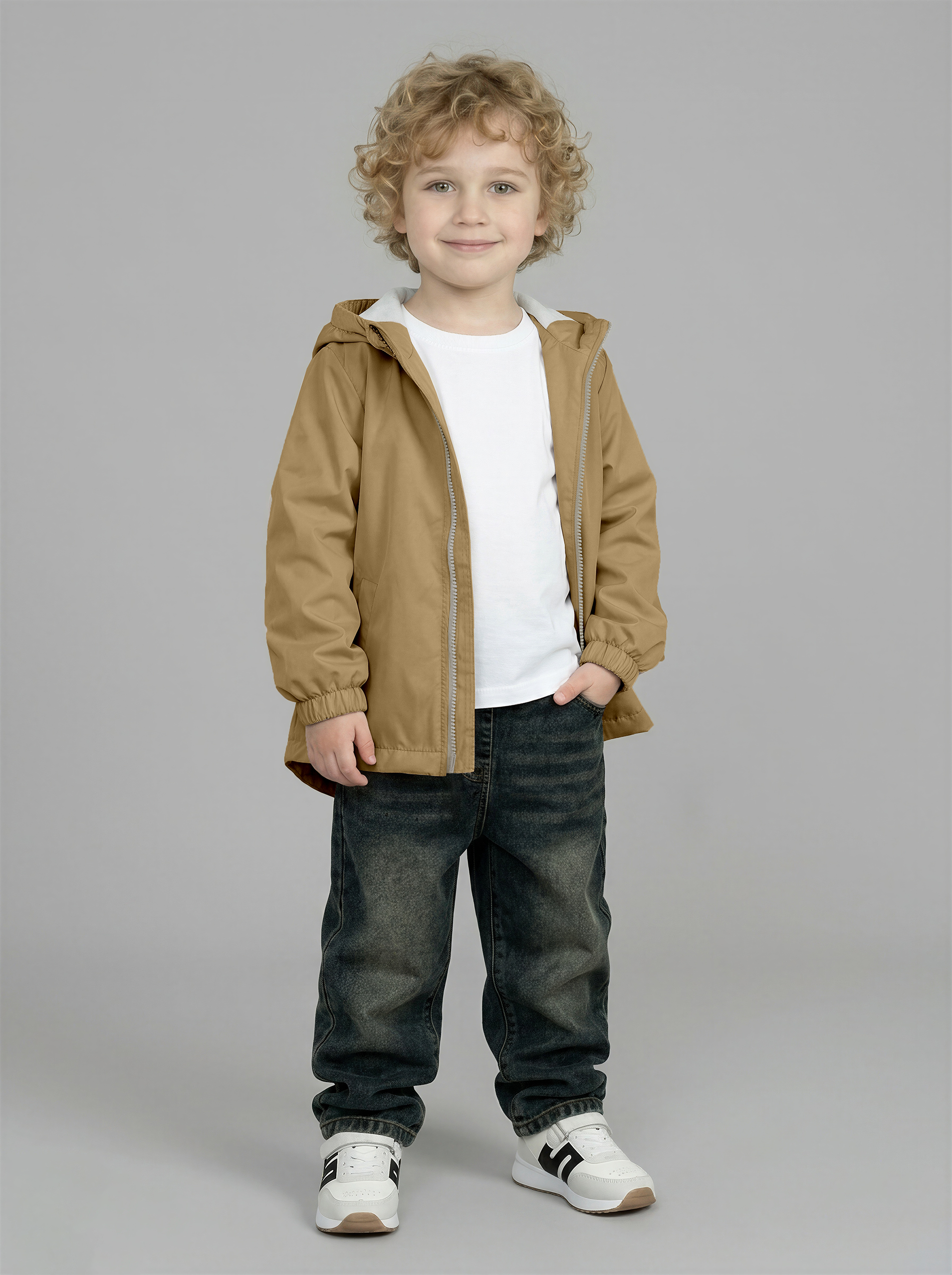 Ветровка KiMMi Baby КБ-150820-034 бежевый - фото 1