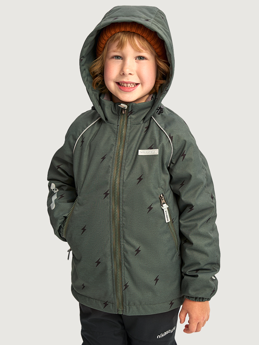 Куртка и полукомбинезон NIKASTYLE 7м0926 хаки/черный - фото 5