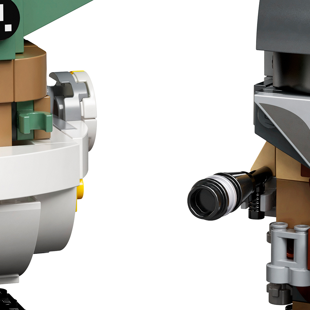 Конструктор LEGO BrickHeadz Мандалорец и малыш 75317 732 дет. - фото 2
