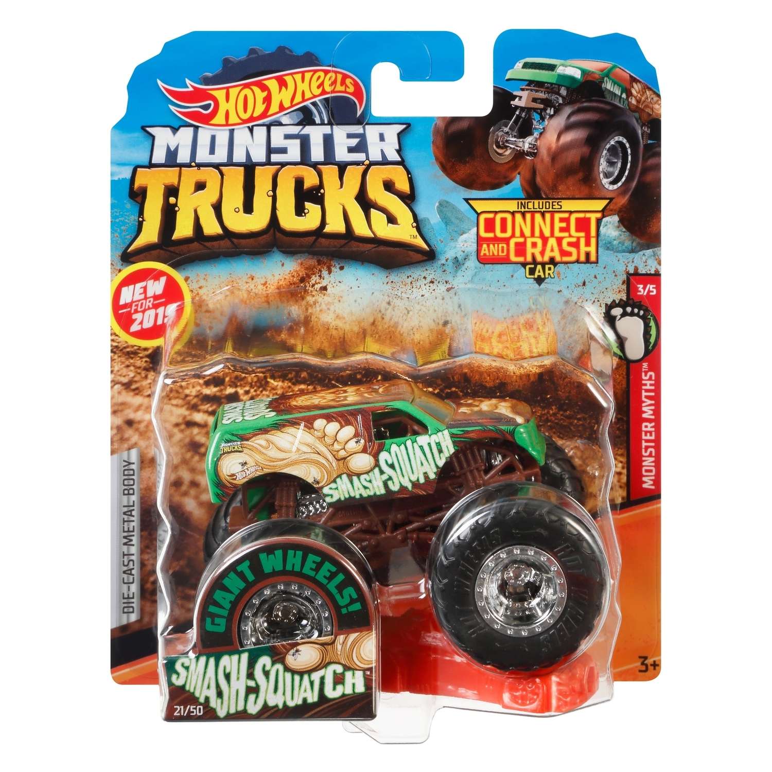 Автомобиль Hot Wheels Monster Trucks 1:64 в ассортименте FYJ44 - фото 24