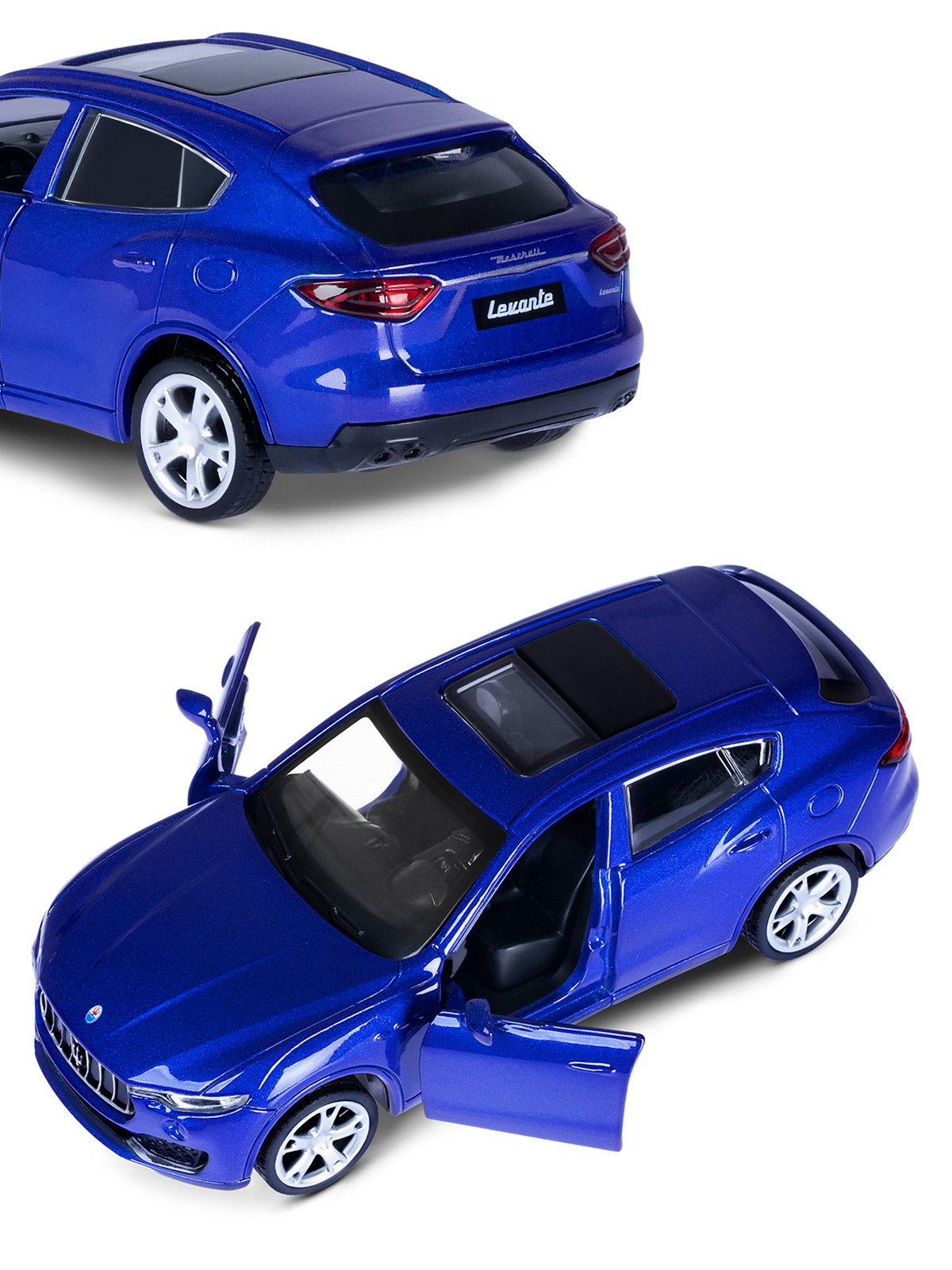 Автомобиль АВТОпанорама Maserati Levante SUV 1:43 JB1251576 - фото 9
