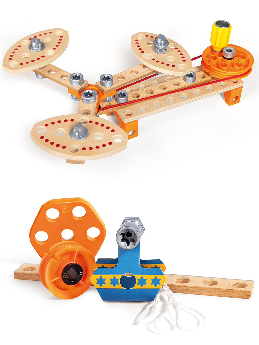 Конструктор Hape Фантазия деревянный 73 дет. - фото 11