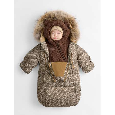 Конверт в коляску Happy Baby коричневый