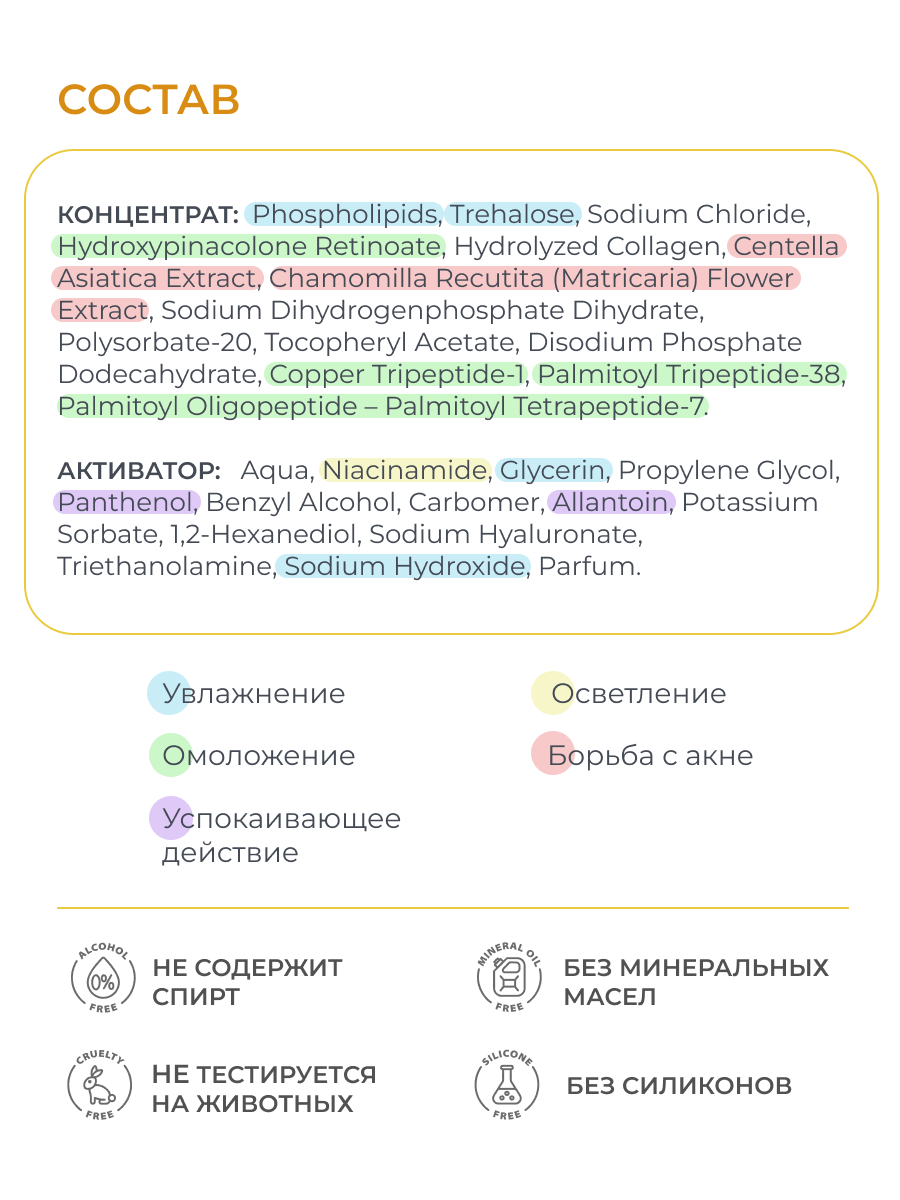 Сыворотка АКАВИЯ Для лица от морщин с ретинолом 12 шт. - фото 9