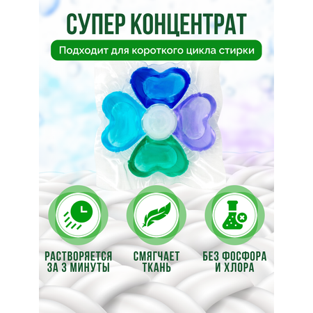 Капсулы для стирки GrePower Морская свежесть 60 шт.
