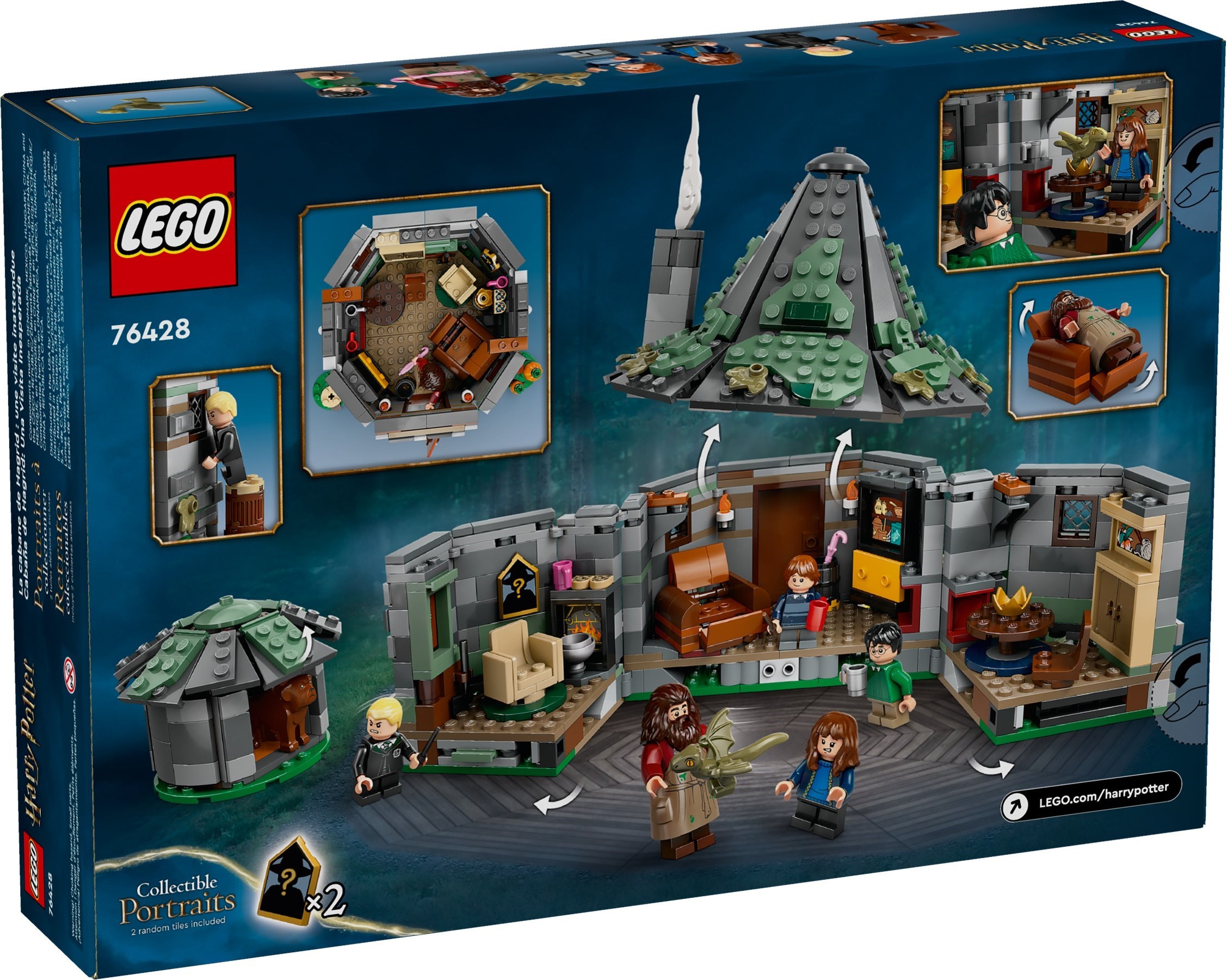 Конструктор LEGO Harry Potter Хижина Хагрида 896 дет. - фото 11