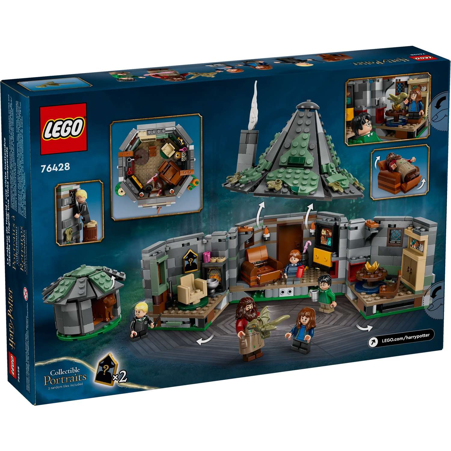 Конструктор LEGO Harry Potter Хижина Хагрида 896 дет. - фото 11
