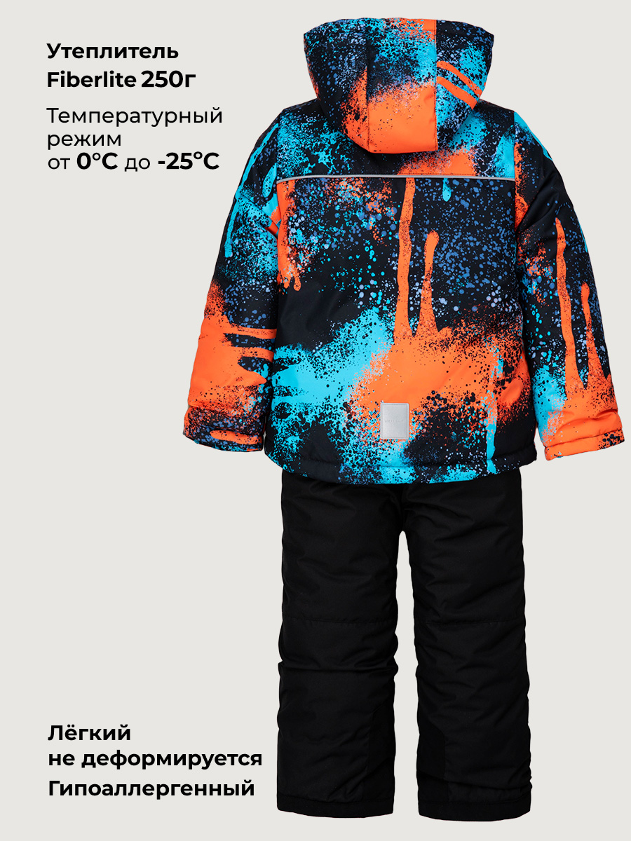 Костюм NIKASTYLE Костюм 7з4325 оранж/черный - фото 5