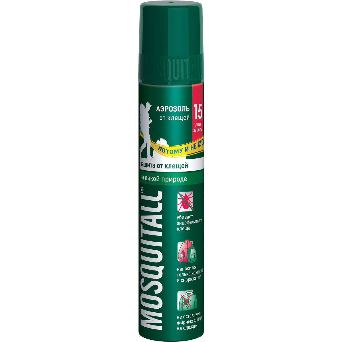 Mosquitall Аэрозоль Mosquitall Профессиональная защита 100 мл - фото 1
