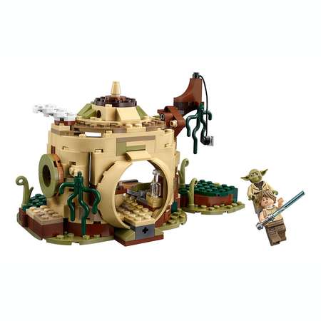 Конструктор LEGO Star Wars Хижина Йоды блочный