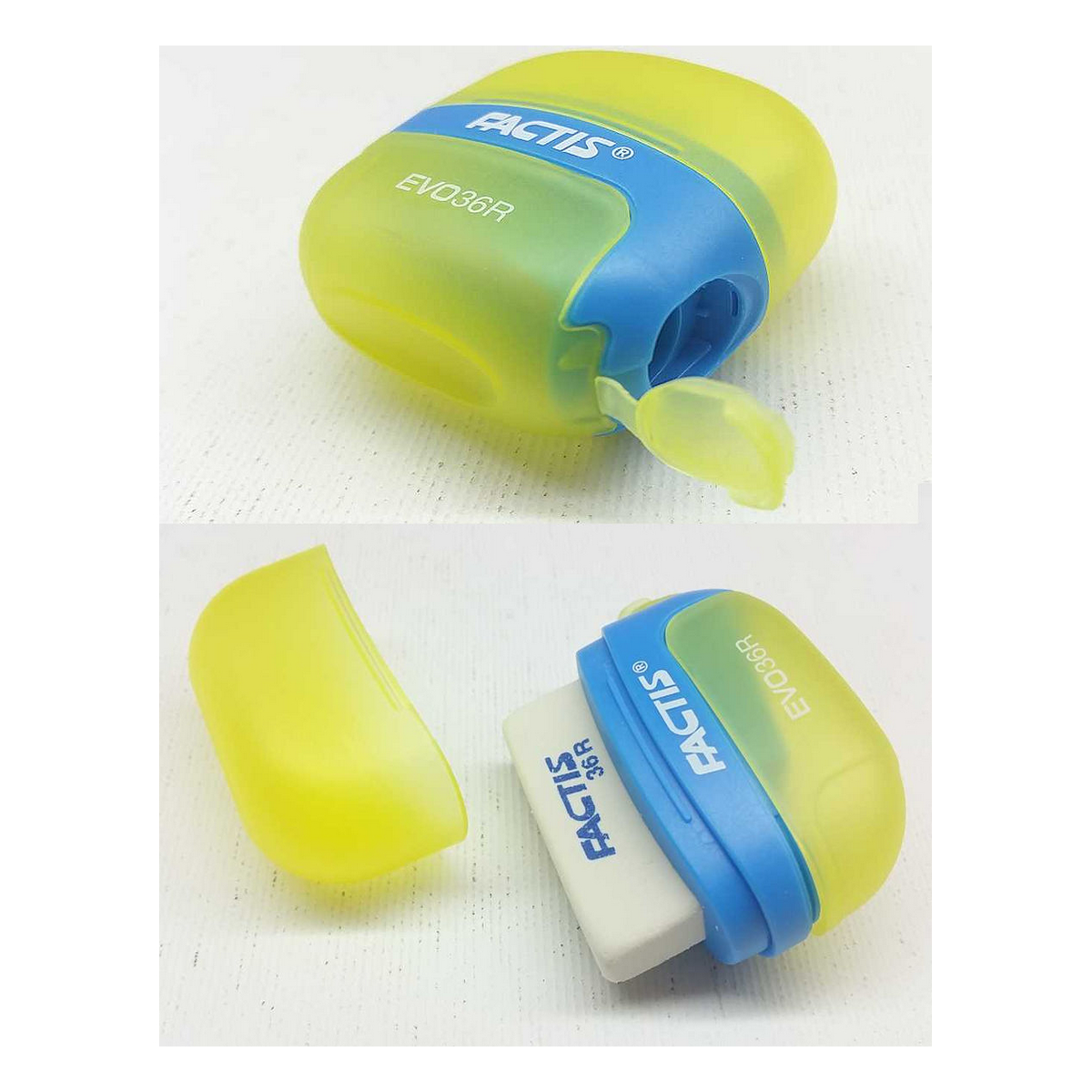 Ластик, точилка FACTIS - фото 4