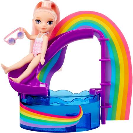 Кукла мини Rainbow High Little Pool Day w/Blush Pl
