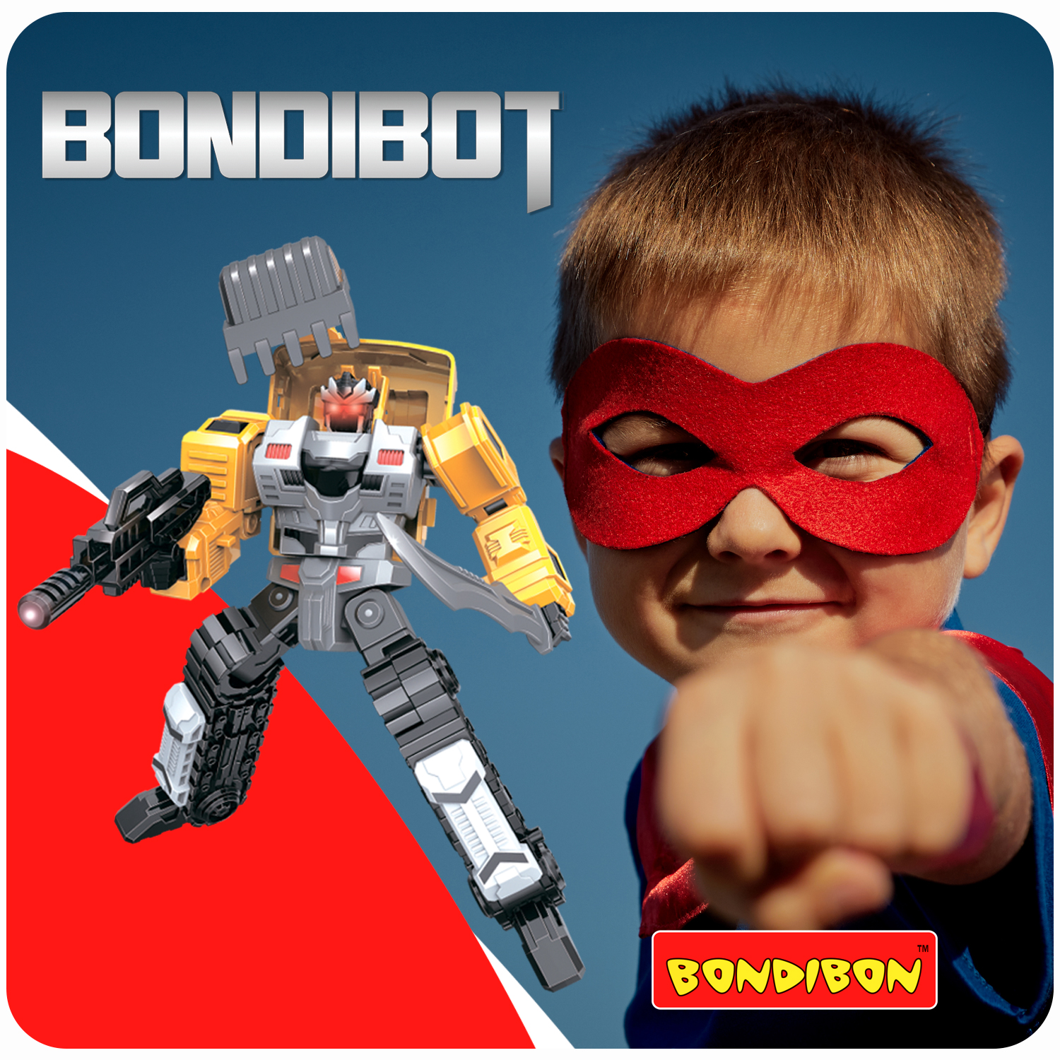 Фигурка Bondibon трансформер Робот Трактор 2в1 - фото 11