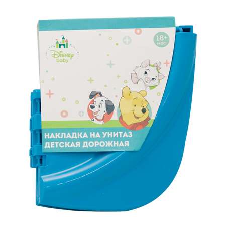 Накладка на унитаз IDEA складная DISNEY бирюз