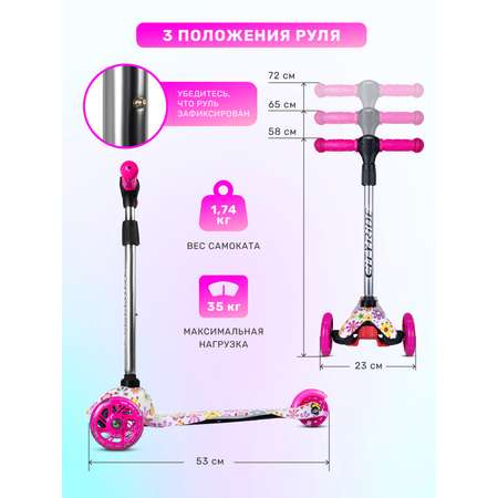 Самокат CITYRIDE трехколесный