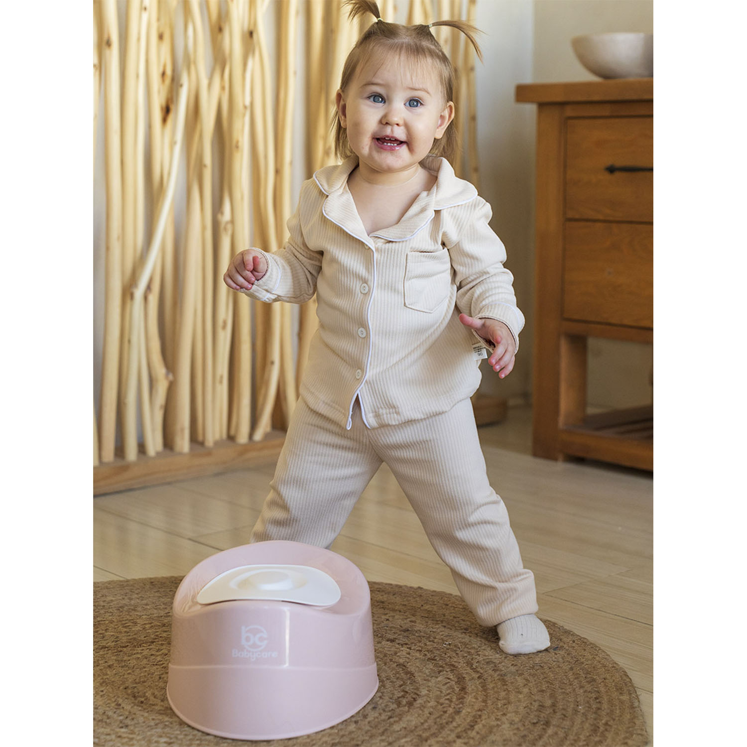 Горшок детский BabyCare Charly белый-мятный - фото 10