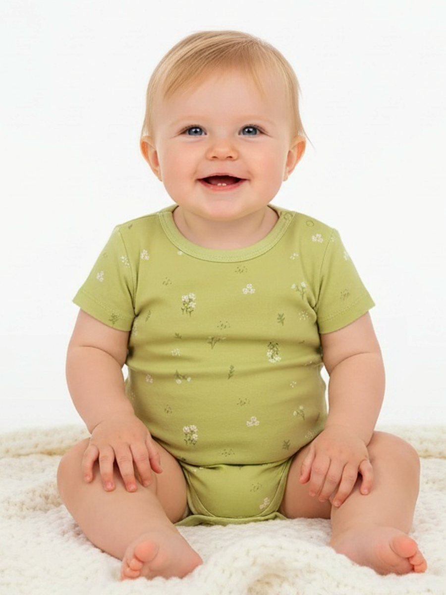 Боди Linas baby 2004-9_Зеленный - фото 1