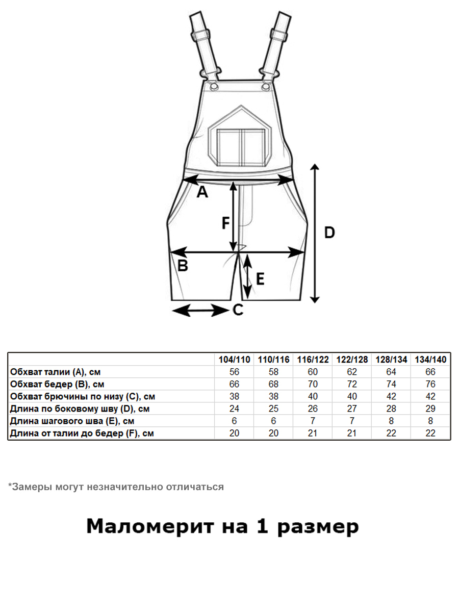Полукомбинезон СИНИЙ МИР HC4204-D39 - фото 2