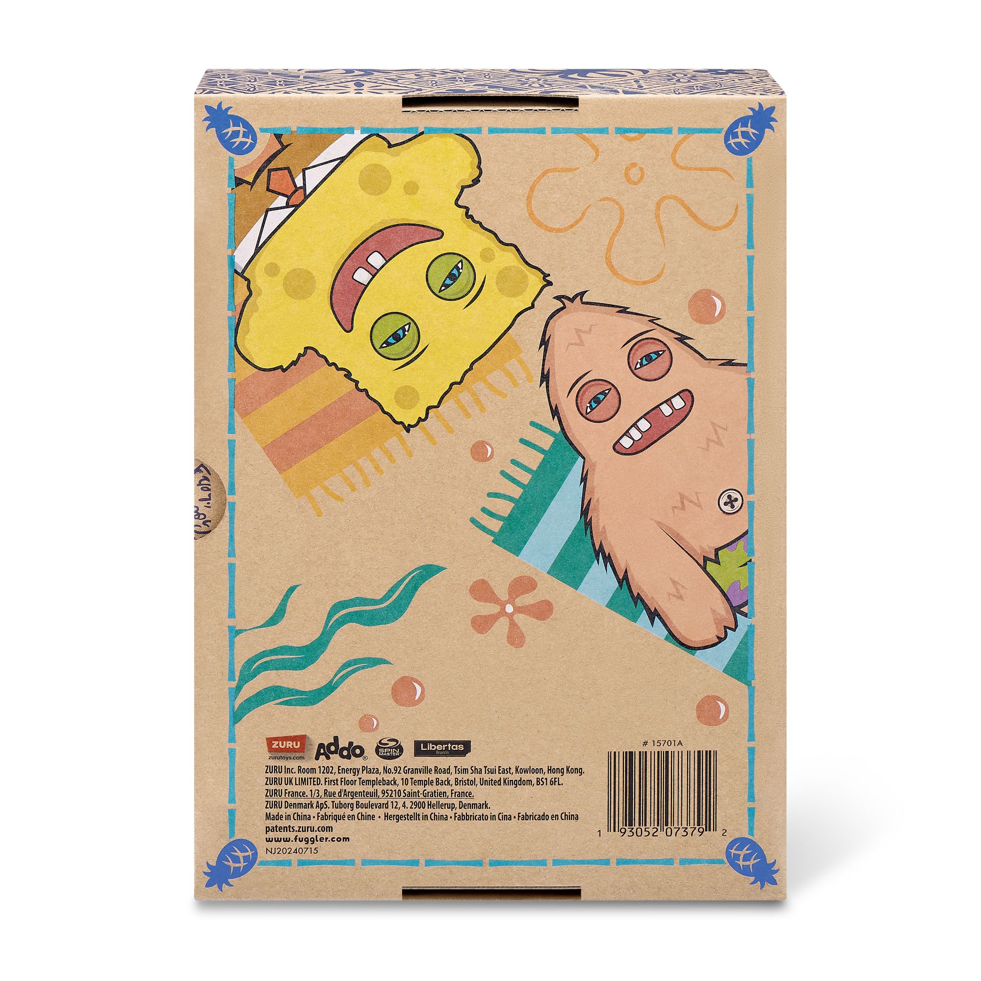 Мягкая игрушка Zuru FUGGLER Губка Боб - фото 10