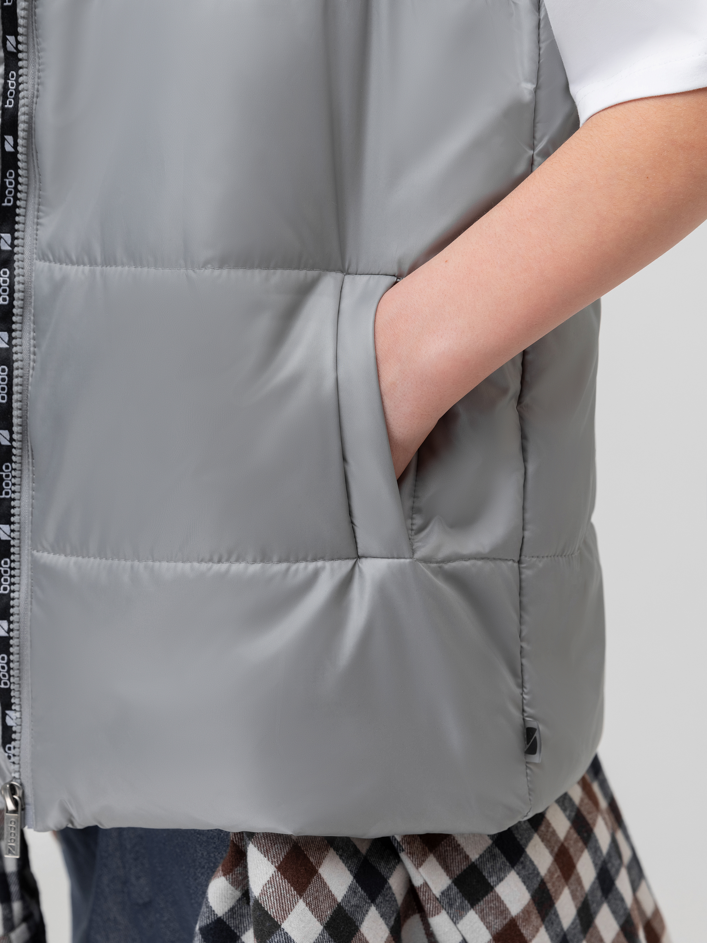 Жилет Bodo 41-6МU_серый - фото 15