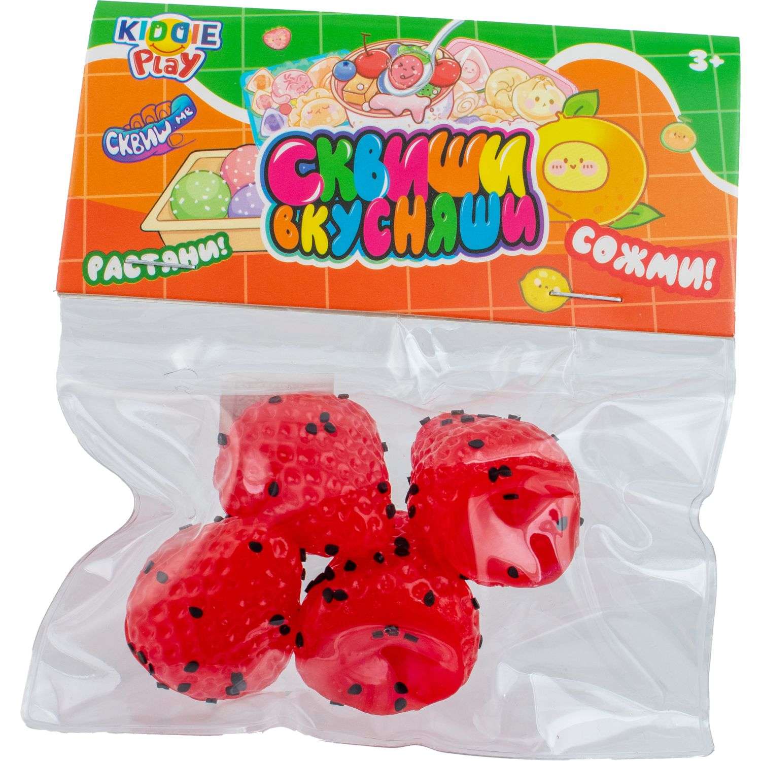 Сквиш KiddiePlay сладкая клубничка в ассортименте - фото 4