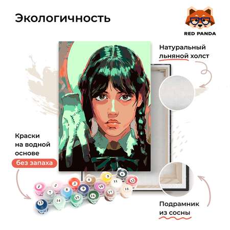 Картина по номерам Red Panda