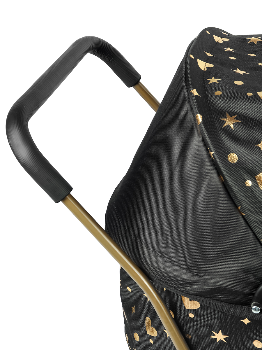 Коляска-люлька для кукол Рыжий кот 9673-GN - фото 5