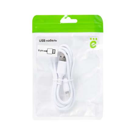 USB кабель ё 8 pin 1м Белый