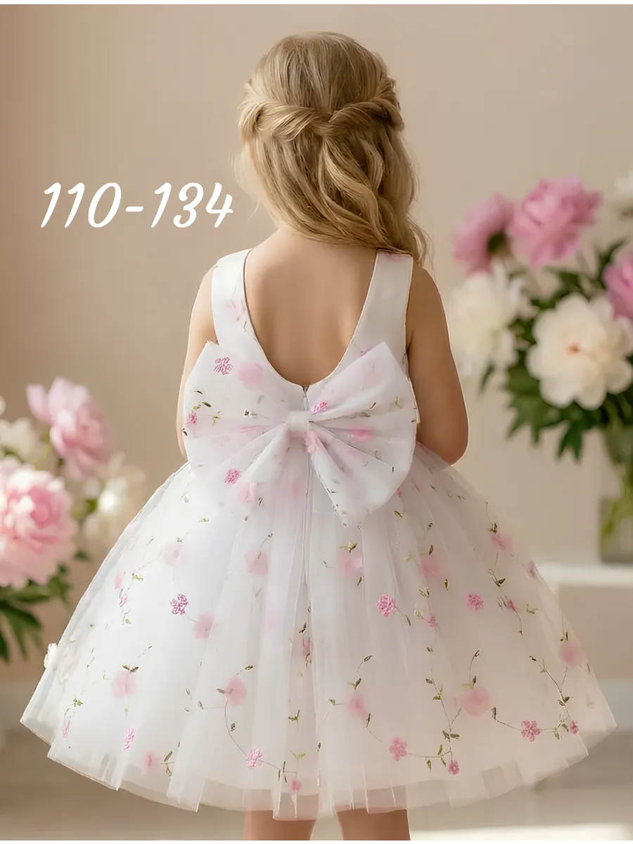 Платье Paurakids 58-01/Цветочки - фото 2