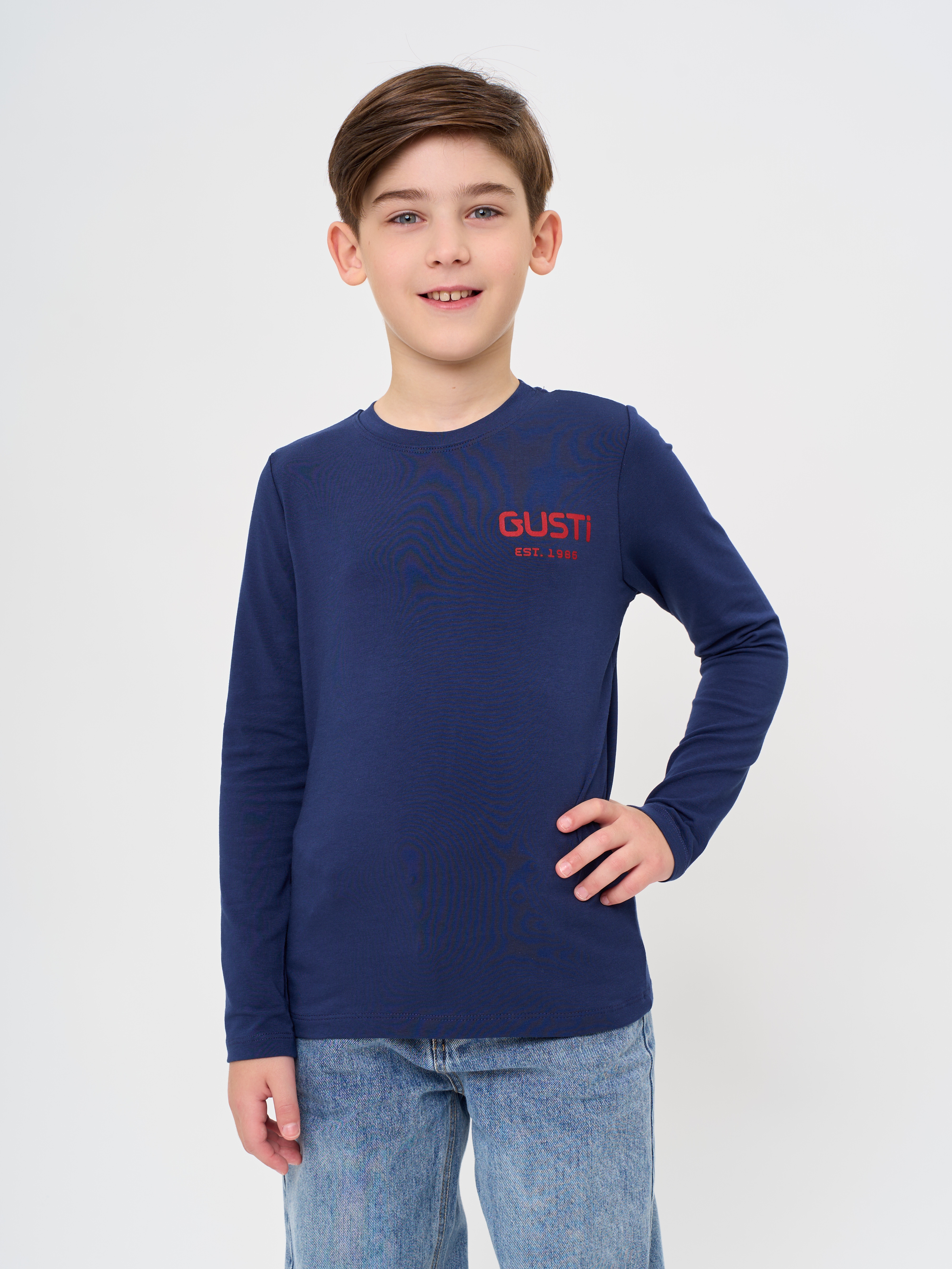 Лонгслив GUSTI GW5LS201-Indigo - фото 1