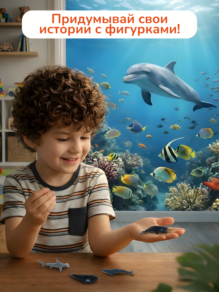 Игровой набор KONIK с проектором - мор обитатели 1 - фото 11