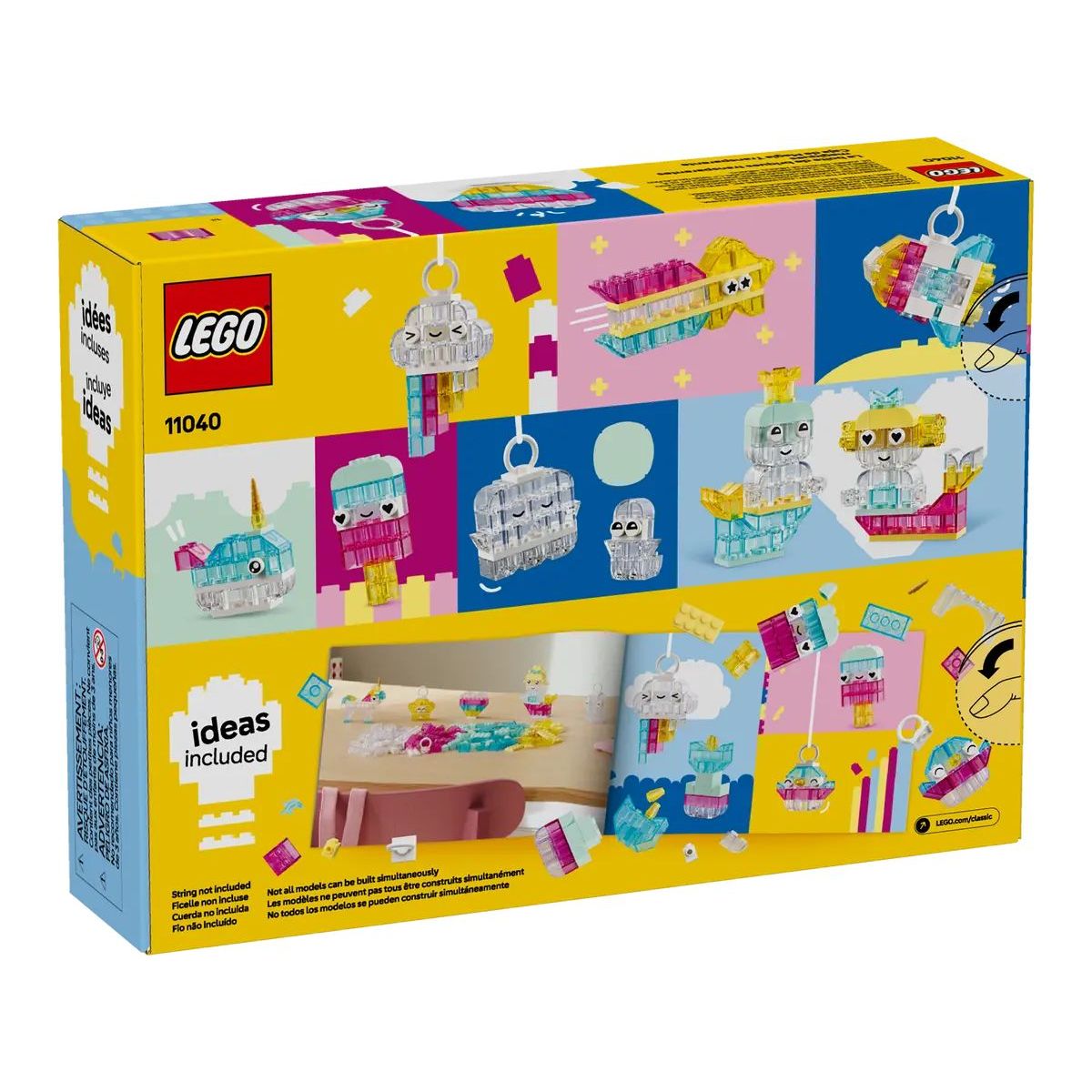 Конструктор LEGO Classic Волшебная прозрачная коробка блочный - фото 8