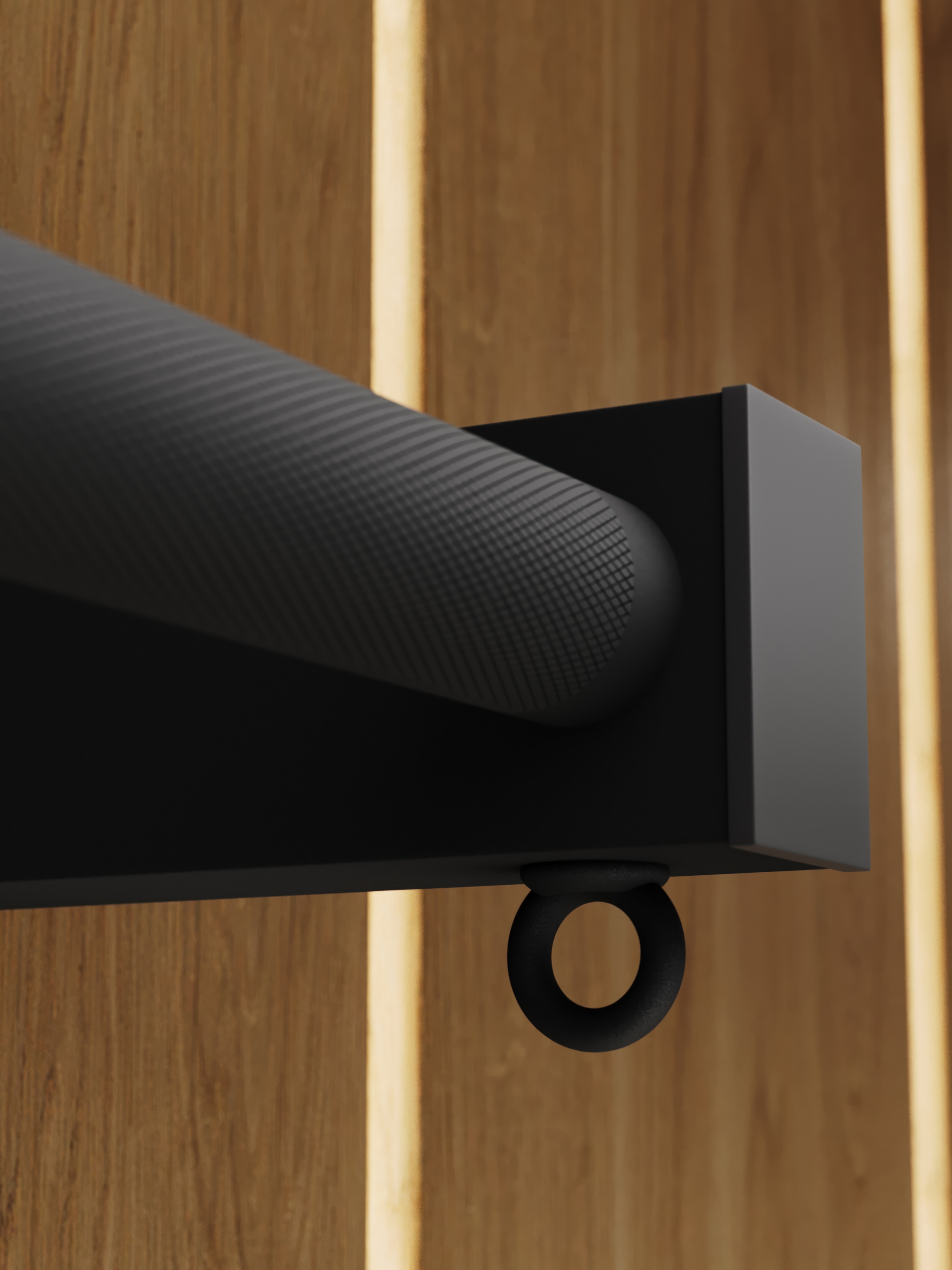 Турник настенный наддверный "Классик" BLACK - стальное рифление - фото 14