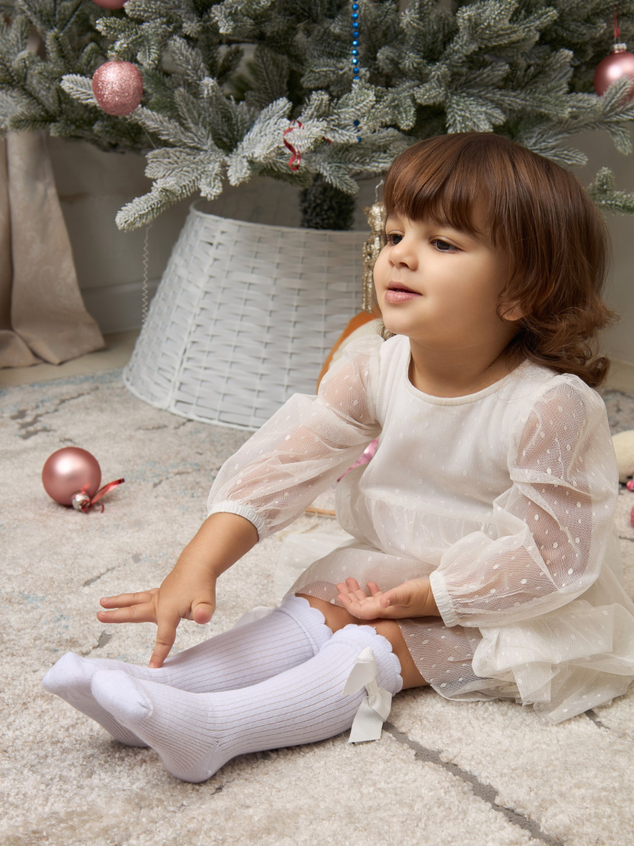 Гольфы 2 пары ALEX YVN BG-1507-2-белые-синие - фото 6