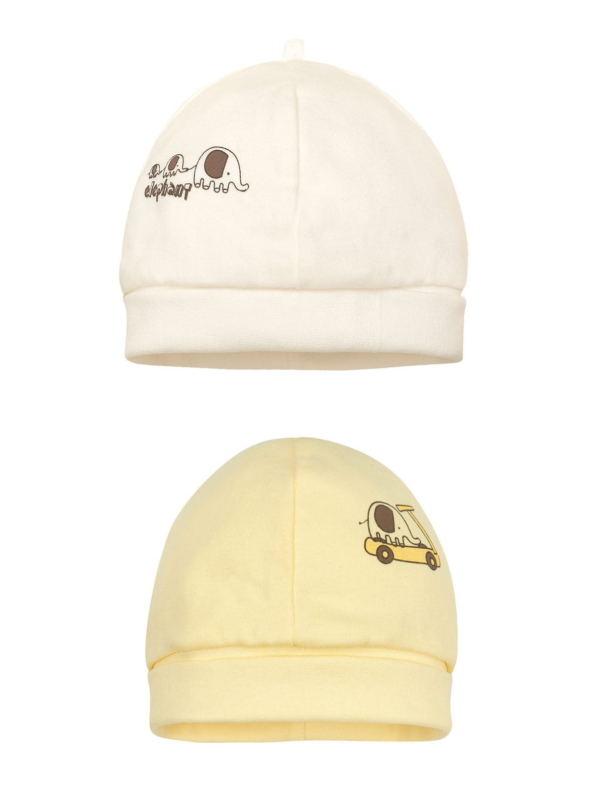 Шапочка 2 шт КЛЯКСА Шап160ЖелЭкр - фото 1