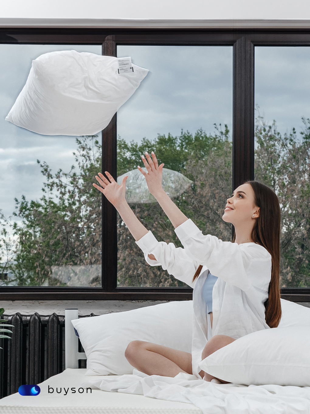 Подушка ортопедическая buyson BuyEasy 50х70 см 50 x 70 см 1 шт. - фото 8