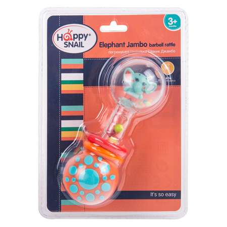 Игрушка Happy Snail погремушка