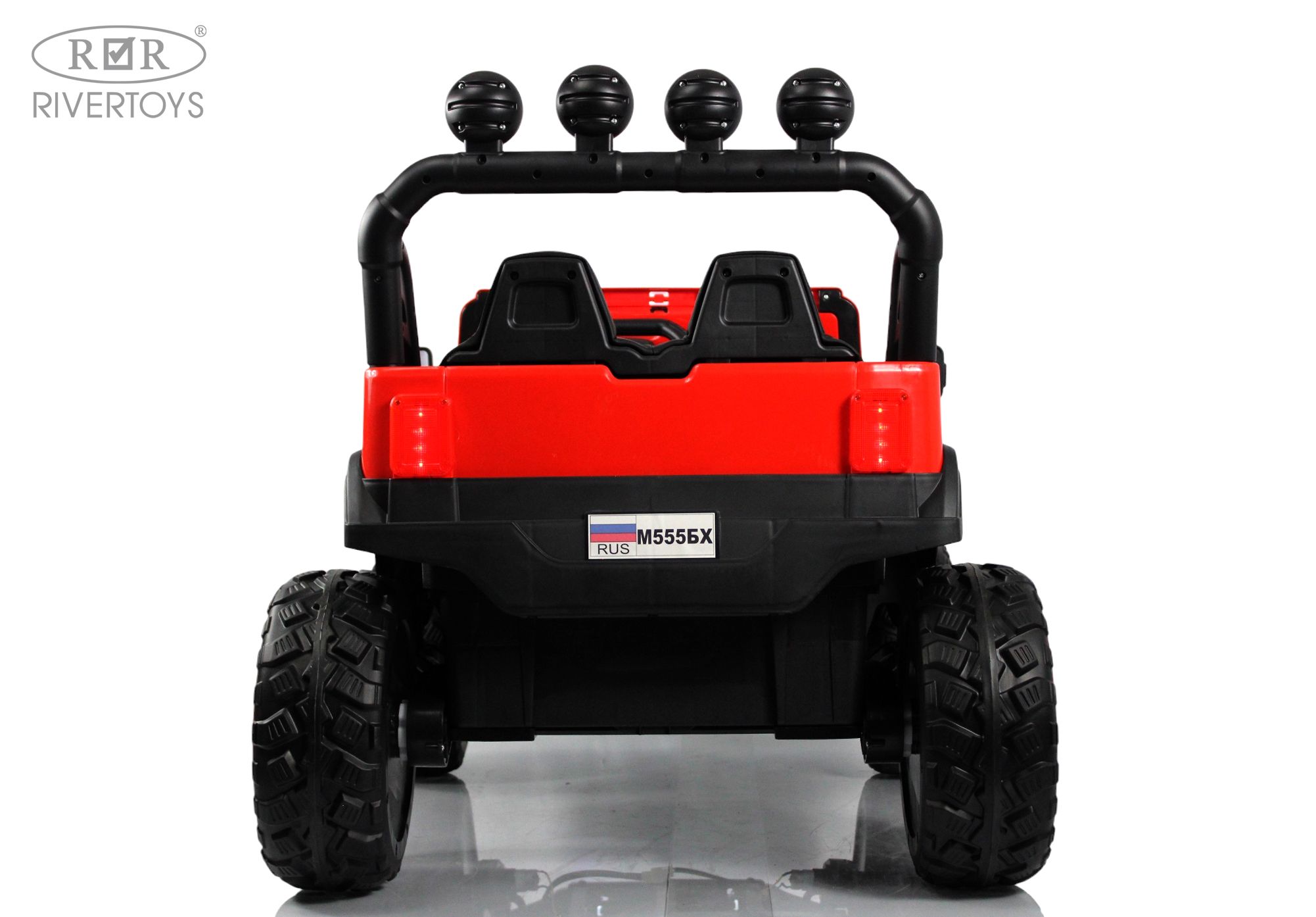 Электромобиль RIVERTOYS М555БХ-NEW-RED С пультом ДУ - фото 6