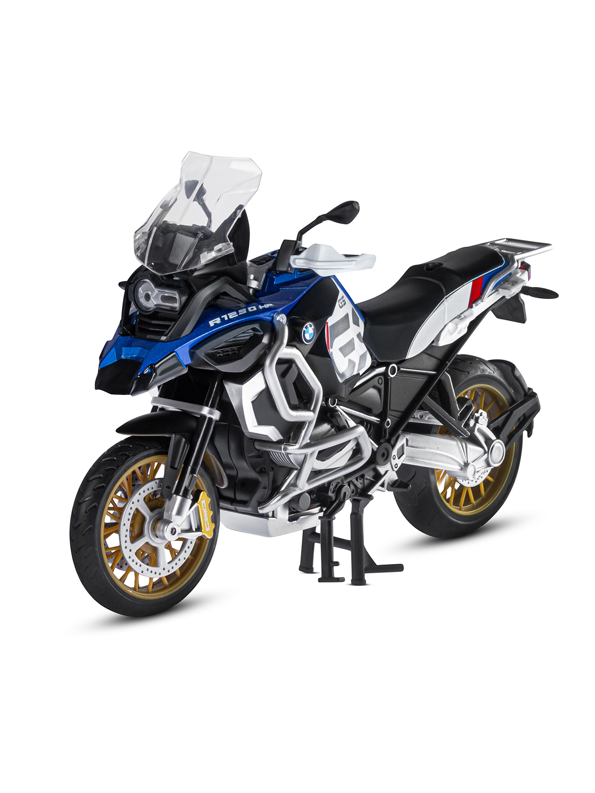 Мотоцикл АВТОпанорама BMW R1250 GS Adventure 1:12 JB1251616 - фото 8