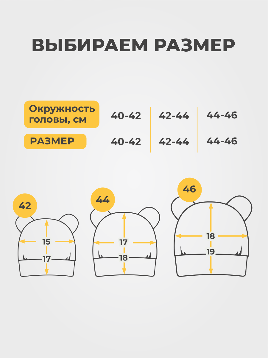 Шапочка 3 шт ШВЕЙНЫЕ ИСТОРИИ шапкарадуга - фото 10