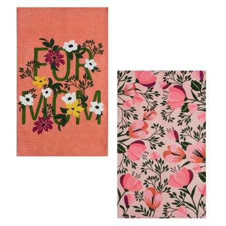Набор полотенец кухонных Доляна For mom 35*60см 2шт