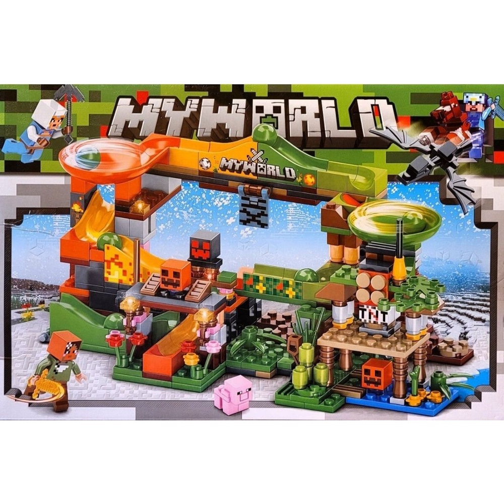 Конструктор BalaToys My World Сражение фигурки блочный - фото 4