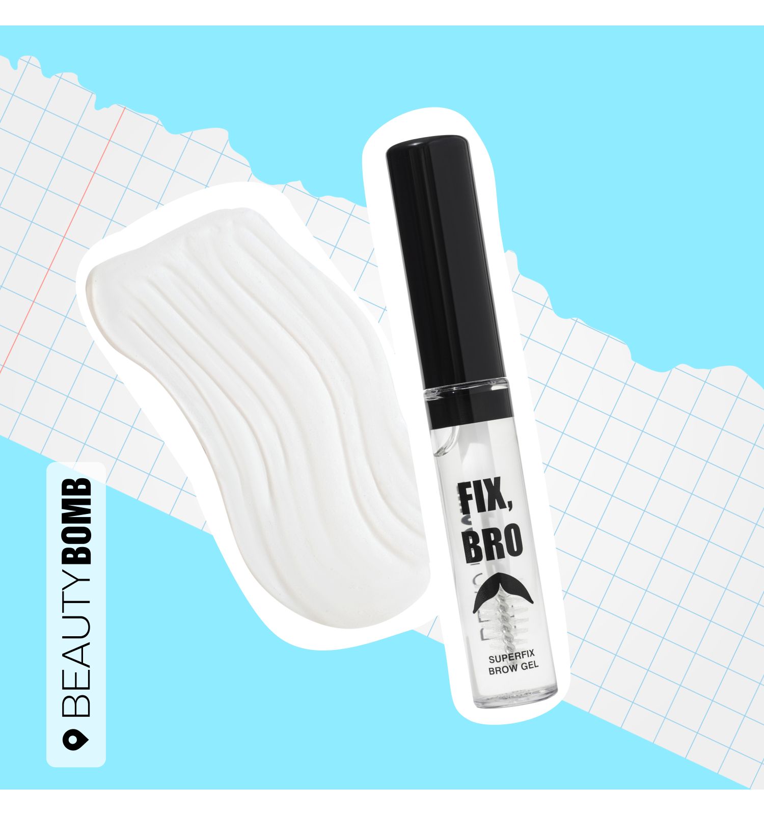 Гель для бровей Beauty Bomb Fix Bro тон 01 прозрачный 6мл - фото 6