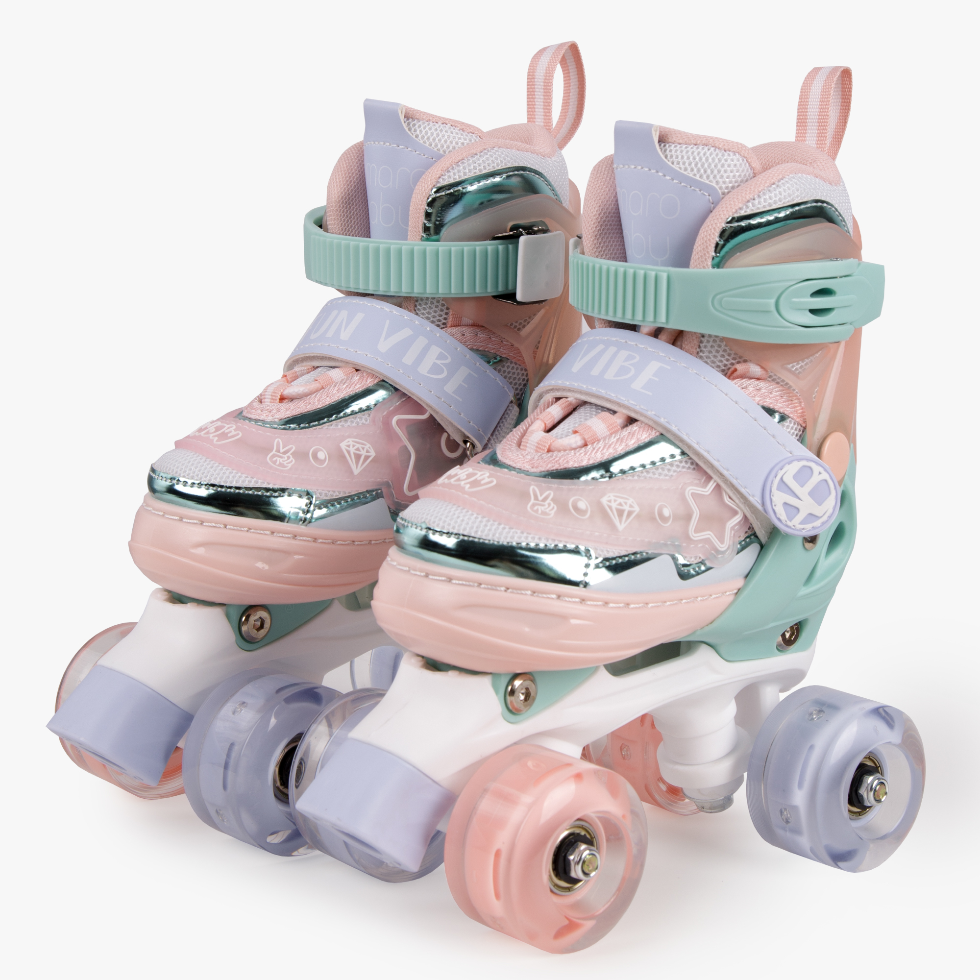 Роликовые коньки Amarobaby S 26-29 - фото 18