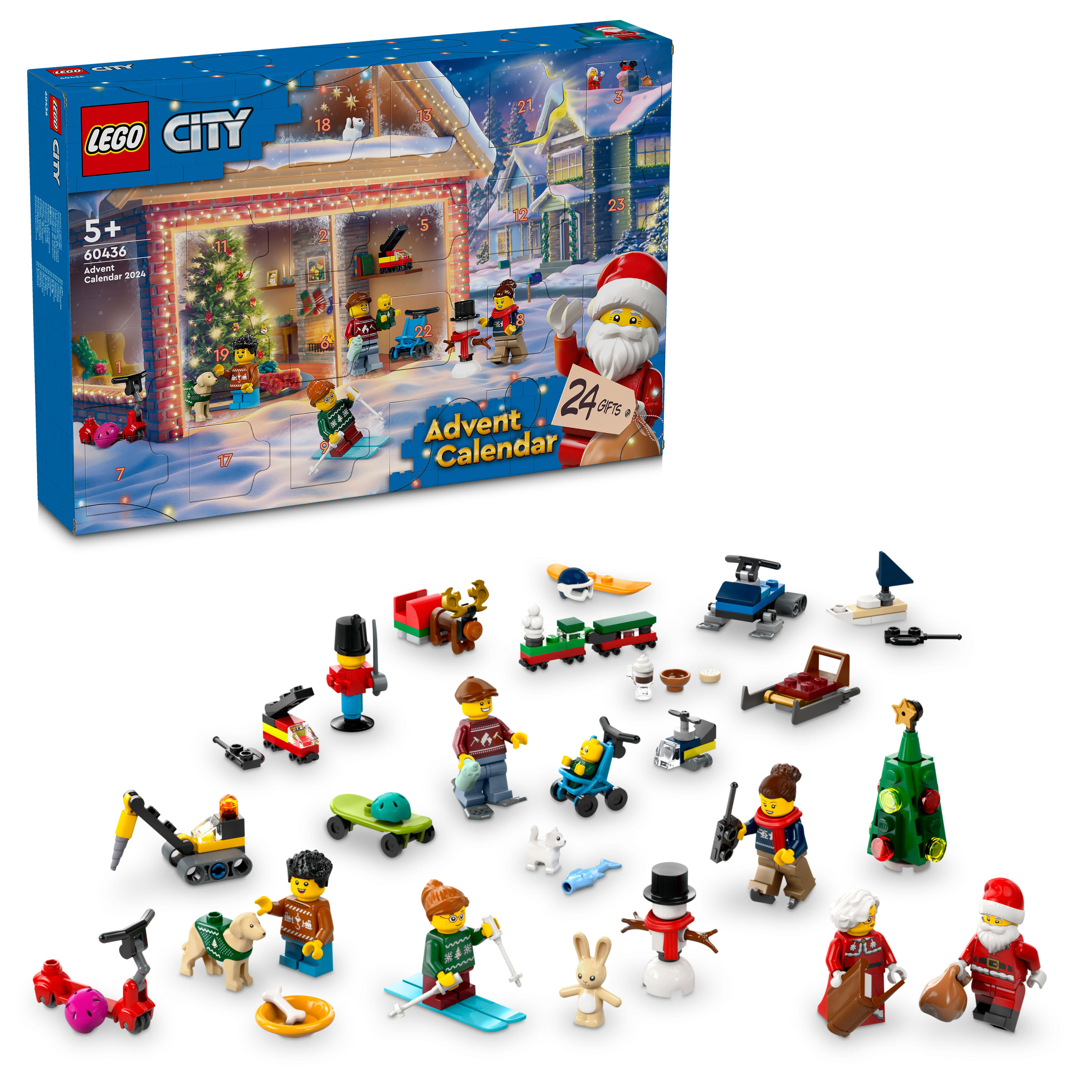Конструктор LEGO City Адвент-календарь Город 195 дет. - фото 1