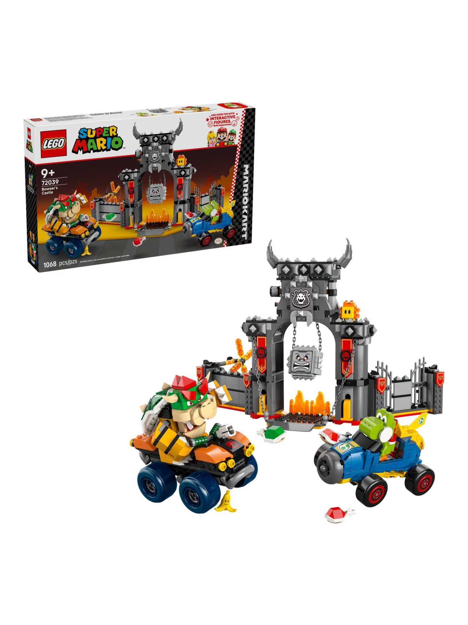 Конструктор LEGO Super Mario Замок Боузера 1068 дет. - фото 4