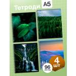 Тетрадь AXLER клетка 96 лист. 4 шт.
