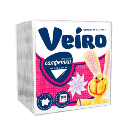 Бумажные салфетки Veiro 100 шт.