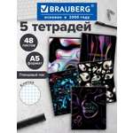Общая тетрадь Brauberg клетка 48 лист. 5 шт.