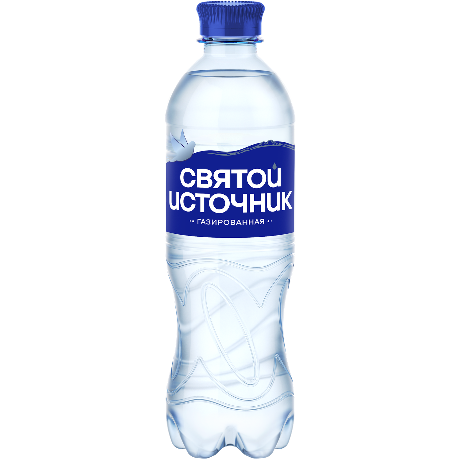 Вода Святой Источник газированная 0.5л - фото 1